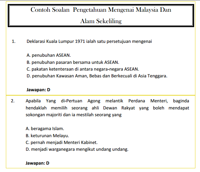 Contoh Soalan Pegawai Belia dan Sukan S41  Panduan Terkini  Aduan