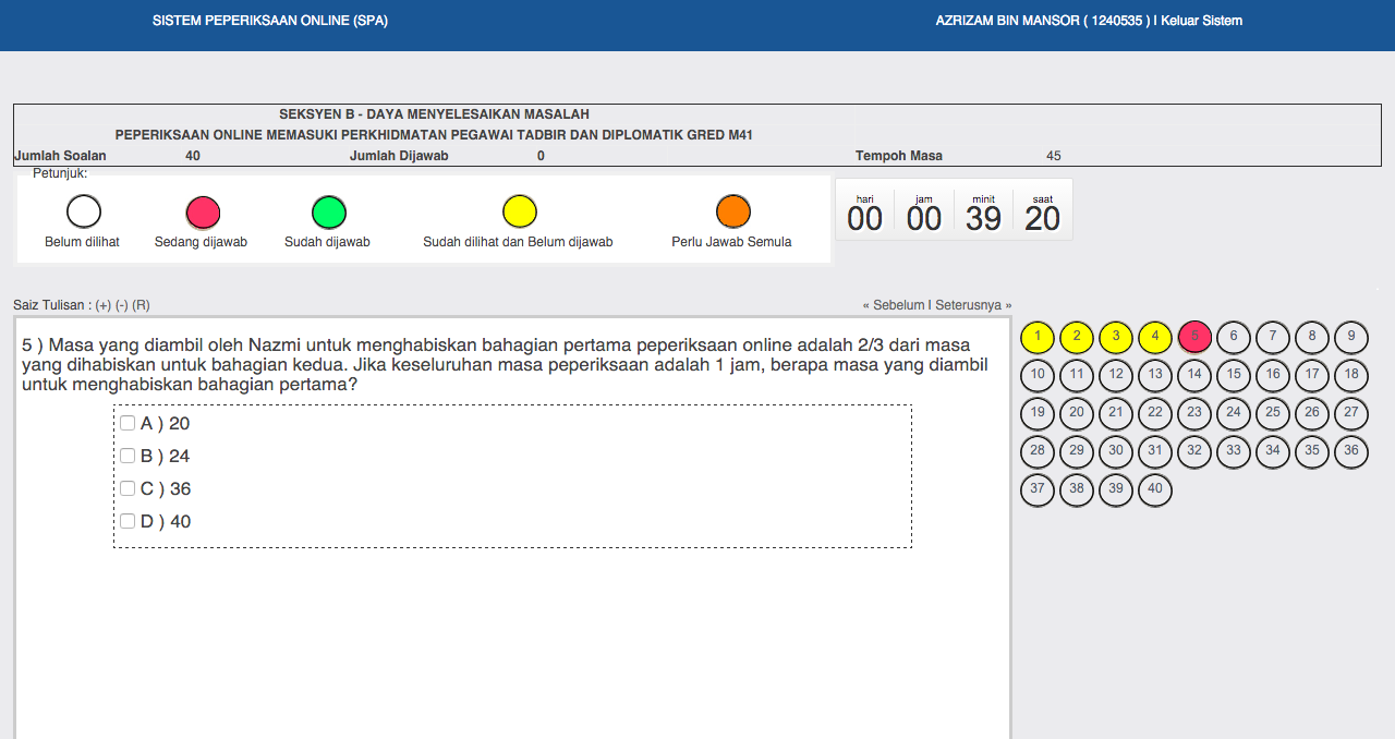 M5 - Exam PTD
