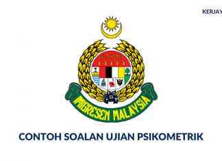 Contoh Soalan Peperiksaan Pegawai Belia dan Sukan S41 