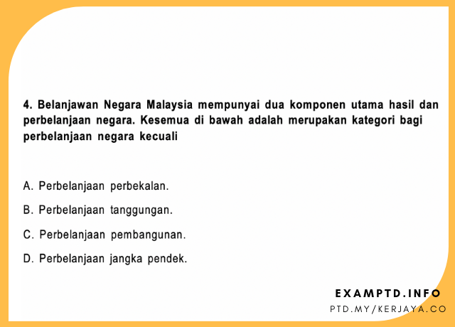Soalan Pengetahuan Am Malaysia / Seksyen a mengandungi 30 soalan