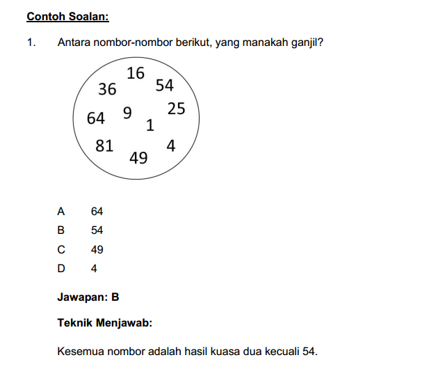 Contoh Soalan Penolong Pegawai Tadbir N29 (Rujukan 