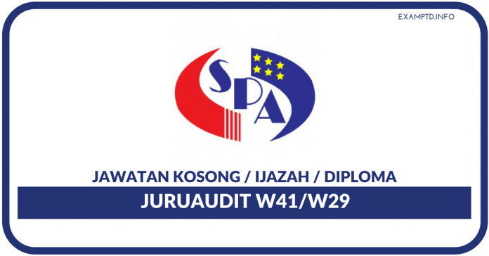 Permohonan Juruaudit W41 & W29 di Buka - 60 Kekosongan Jawatan Permohonan Juruaudit W41 & W29 di Buka - 60 Kekosongan Jawatan