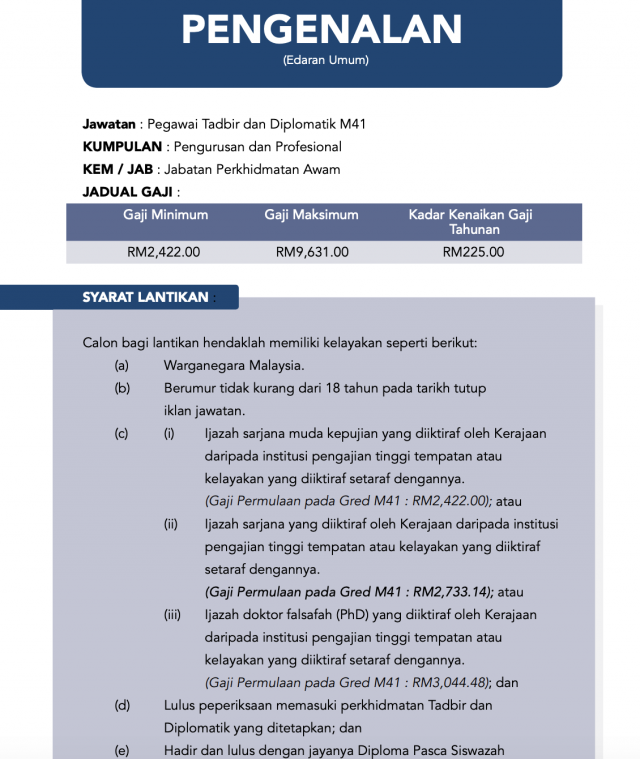 Nota Dasar Kerajaan Soalan PTD  Exam PTD