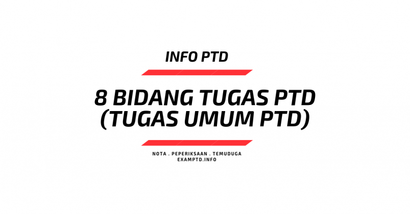 Tugas-tugas Umum Pegawai Tadbir Diplomatik | Exam PTD