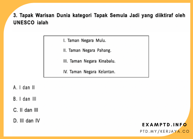 Contoh Soalan Pengetahuan AM Peperiksaan Pegawai Tadbir Diplomatik