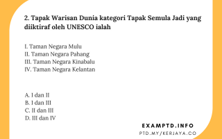 Contoh Soalan Pengetahuan AM PTD
