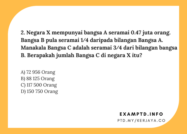 Contoh Soalan PTD Peperiksaan Pegawai Tadbir Diplomatik M41