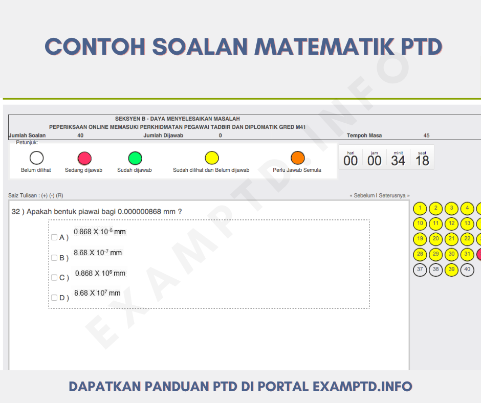 40 Contoh Soalan Sebenar Seksyen B PTD Untuk Rujukan Calon 