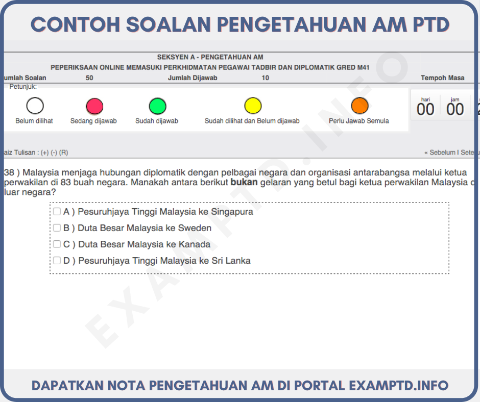 Contoh Soalan Ptd Percuma - Contoh Karo