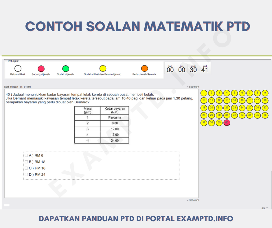 40 Contoh Soalan Sebenar Seksyen B PTD Untuk Rujukan Calon 